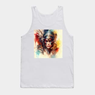 Powerful Warrior Woman #5 Tank Top